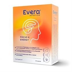Evera Nutrition Evera Nutrition Focus & Energy 60 Vegetarian Capsules
