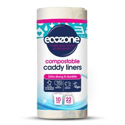 Ecozone Compostable Caddy Liners 10L x 22 bags
