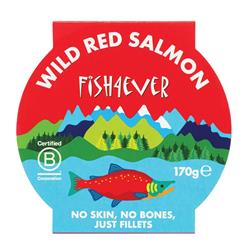 Fish4Ever Fish4Ever Wild Pacific Red Salmon Filleted 170g