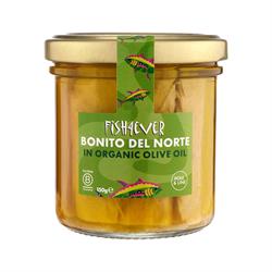 Fish4Ever Fish4Ever Bonito del Norte (white) Tuna Steaks in Organic Olive Oil 150g