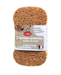 Food Alive 100 % plastic free 2 Plants and Nuts Scourer Sponge