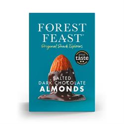 Forest Feast Forest Feast Salted Dark Chocolate Almonds Gift Cube 140g
