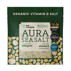 Feel Complete (Aura Sea Salt) Organic Wild Garlic Vitamin D Celtic Salt 80g