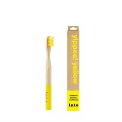 From Earth to Earth Bamboo Tooth Brush Yippee! Yellow Yellow Child 1 Unit