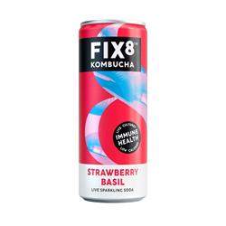 Fix8 Kombucha Fix8 Strawberry Basil Kombucha w added Vitamin C and Live Culture