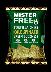 Freed Foods / Mister Free'd Tortilla Chips with Kale and Spinach 135g