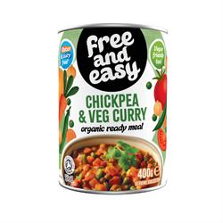Free & Easy Organic Chick Pea & Vegetable Curry 400g