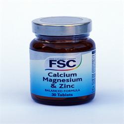 FSC FSC Calcium Magnesium & Zinc 30 Tablets