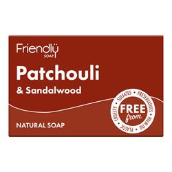 Friendly Soap Patchouli and Sandalwood Soap 95g