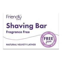 Friendly Soap Shaving Bar - Fragrance Free 95g