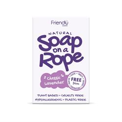 Friendly Soap Lavender - Natural Soap On A Rope 125g