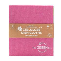 The Green Co Cellulose Dish Cloths | Pack of 4