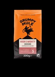 Grumpy Mule Grumpy Mule Organic High & Mighty Roast & Ground 200g
