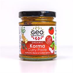 Geo Organics Pastes - Organic Korma Curry Paste 180g