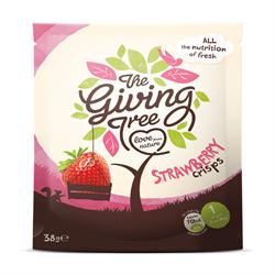 Giving Tree Snacks Freeze Dried Strawberry Crisps 38g