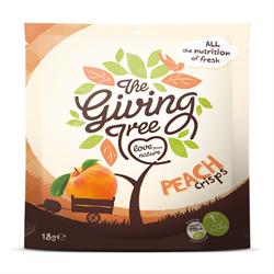 Giving Tree Snacks Freeze Dried Peach Crisps 18g