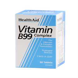 HealthAid Vit B99 Complex - Prolonged Release Tablets 60's