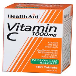 HealthAid Vitamin C 1000mg - Prolonged Release Tablets 100's