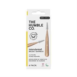 Humble Brush The Humble Co Inter Dental Brush size 4 - Yellow 6 Pack