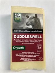 High Weald Organic Duddleswell Mature Sheep's Milk Cheese 125g