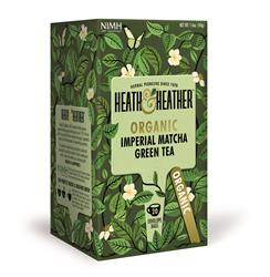 Heath And Heather Organic Green Tea & Imperial Matcha 20 bags