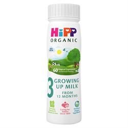HIPP HiPP Organic 3 Growing up Milk Ready to Feed 200ml