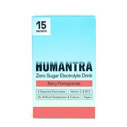 Humantra Humantra Berry Pomegranate Electrolyte 1 Box of 15 Sachets - 54g