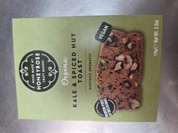 Honeyrose Bakery Honeyrose Organic Gluten Free Vegan Kale & Spiced Nut Toast 110g