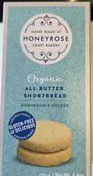 Honeyrose Bakery Organic Gluten Free All Butter Shortbread 125g
