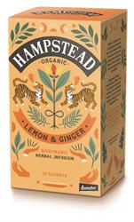 Hampstead Tea Organic Lemon Ginger 20 Tea Bags