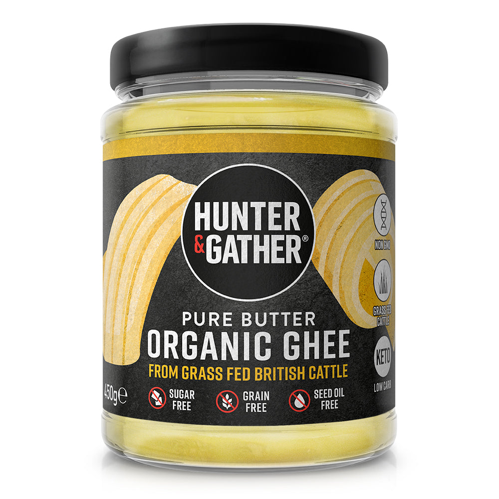 Hunter and Gather Organic British Grass-fed Ghee - 450g