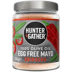 Hunter and Gather Egg Free Sriracha Olive Oil Mayo 250g