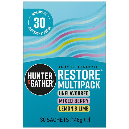 Hunter and Gather FREE Restore: Multipack Electrolyte Sachets 30 per pack
