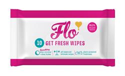 Here We Flo Flo Get Fresh Intimate Body Wipes (10 wipes) - clipstrip