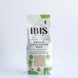 Ibis Rice Organic Brown Long Grain Rice Jasmine 500g
