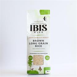 Ibis Rice Organic Brown Long Grain Rice Jasmine 1kg