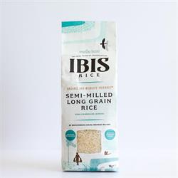 Ibis Rice Organic Semi-milled Long Grain Rice Jasmine 1kg