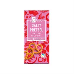 iChoc Salty Pretzel Chocolate Organic Vegan 80g