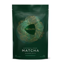 INOUMI Japanese matcha with peppermint. No added sugar. 50g pouch.