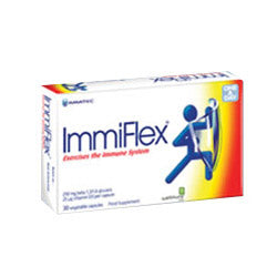 Immitec ImmiFlex 250 mg & 20 mcg Vitamin D3 30 Capsules