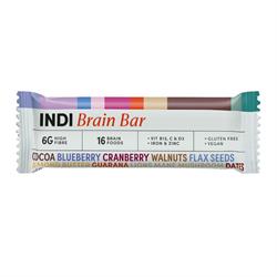 INDI INDI Brain Bar Cocoa & Berry High Fibre Vegan Gluten Free 35g