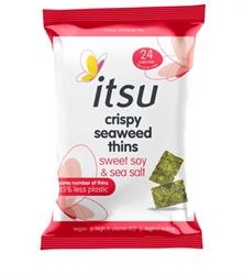 Itsu Sweet Soy & Sea Salt Crispy Seaweed Thins 5g