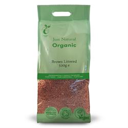 Just Natural Organic Organic Brown Linseed 500g