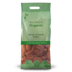 Just Natural Organic Organic Almonds Whole 500g