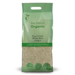 Just Natural Organic Organic Short Grain White Rice 500g