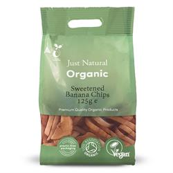 Just Natural Organic Organic Banana Chips 125g