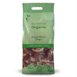 Just Natural Organic Organic Brazils Whole 500g