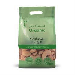 Just Natural Organic Organic Cashews Whole 125g