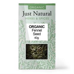 Just Natural Herbs Organic Fennel Seed (Box) 40g