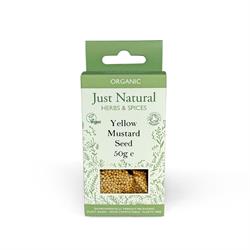 Just Natural Herbs Organic Yellow Mustard Seed (Box) 50g